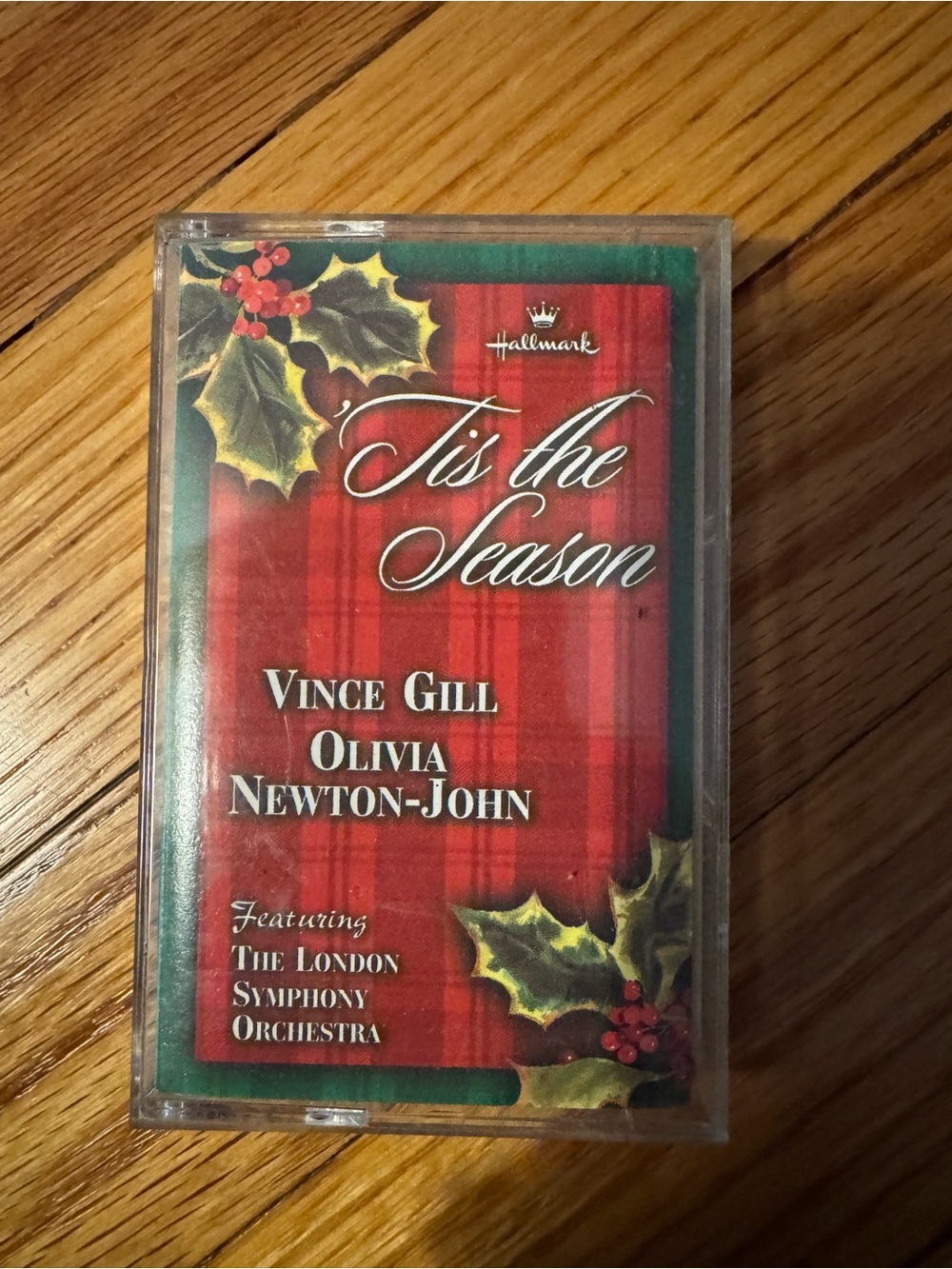 Hallmark Red and Green Holiday Cassette Tape